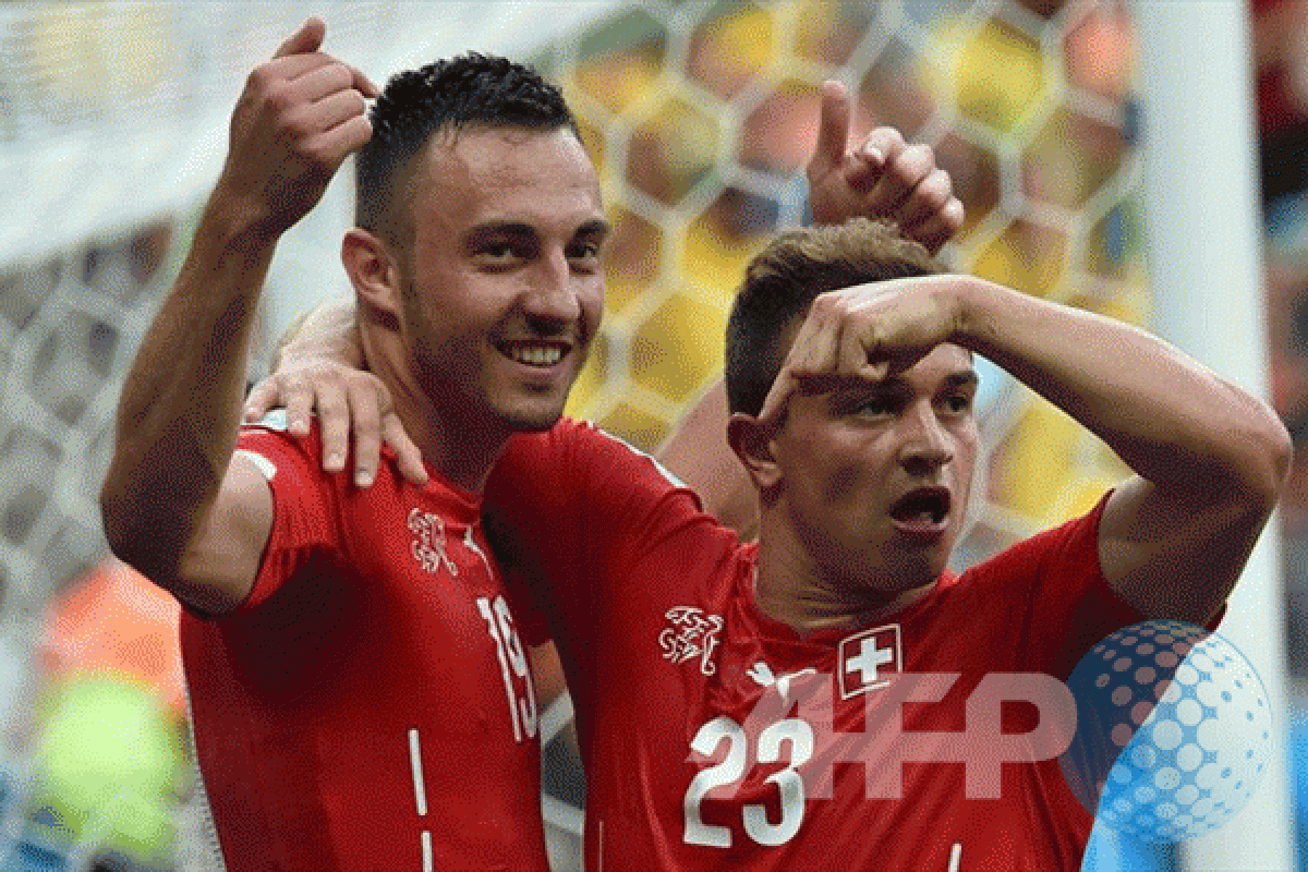 Shaqiri cetak gol kedua, Swiss kini pimpin 2-0