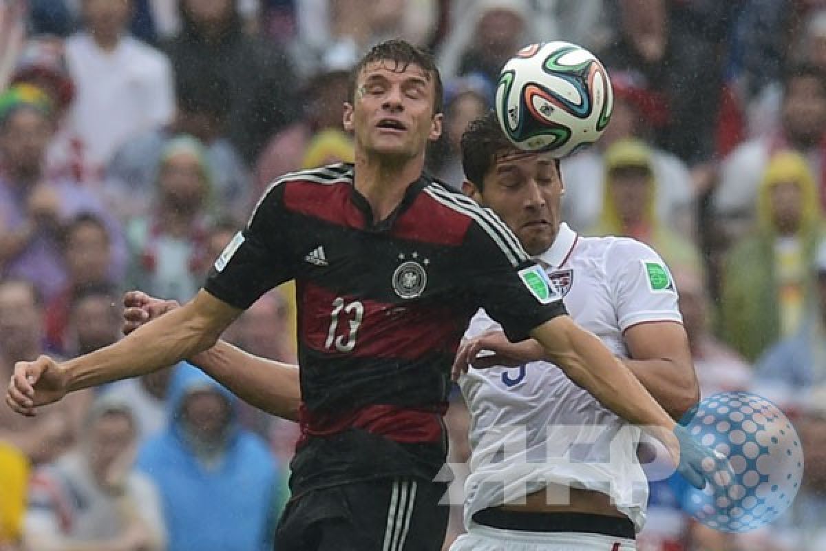 AS tahan imbang Jerman 0-0 babak pertama