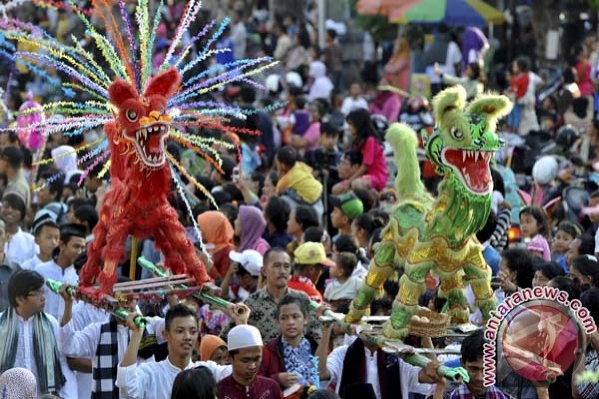 Karnaval dugderan di Semarang berlangsung meriah