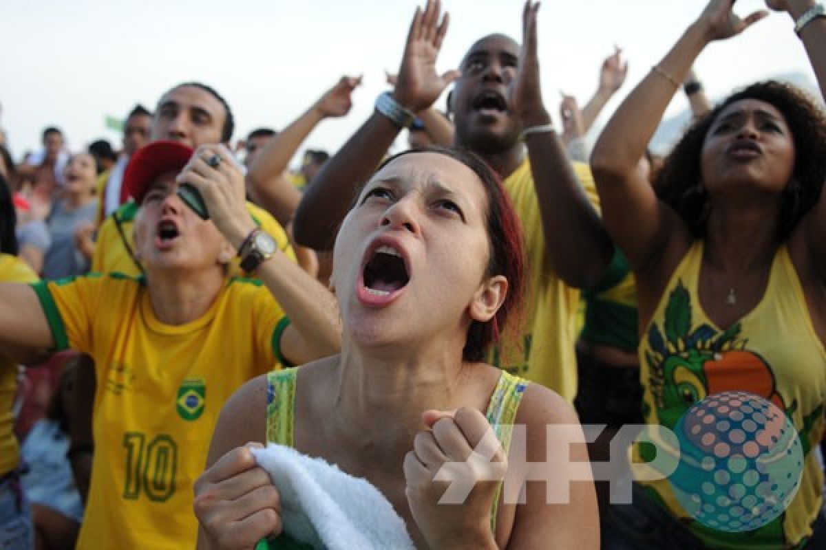 120 menit yang mendebarkan di fan festival Brasilia