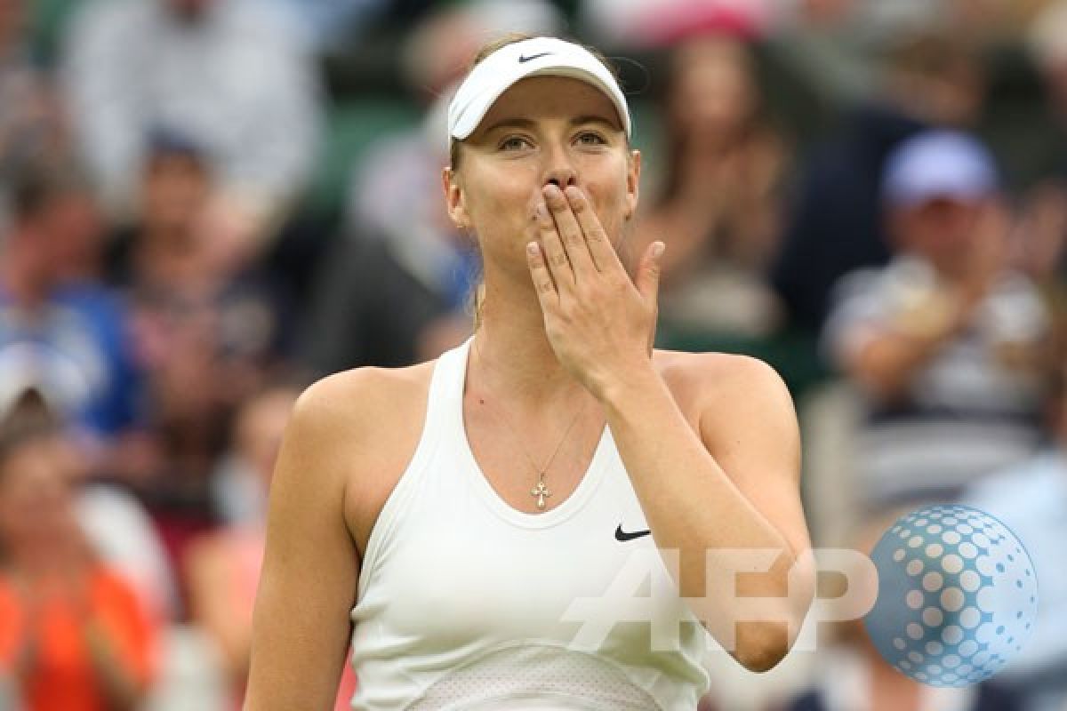 Sharapova korban hujan di Wimbledon