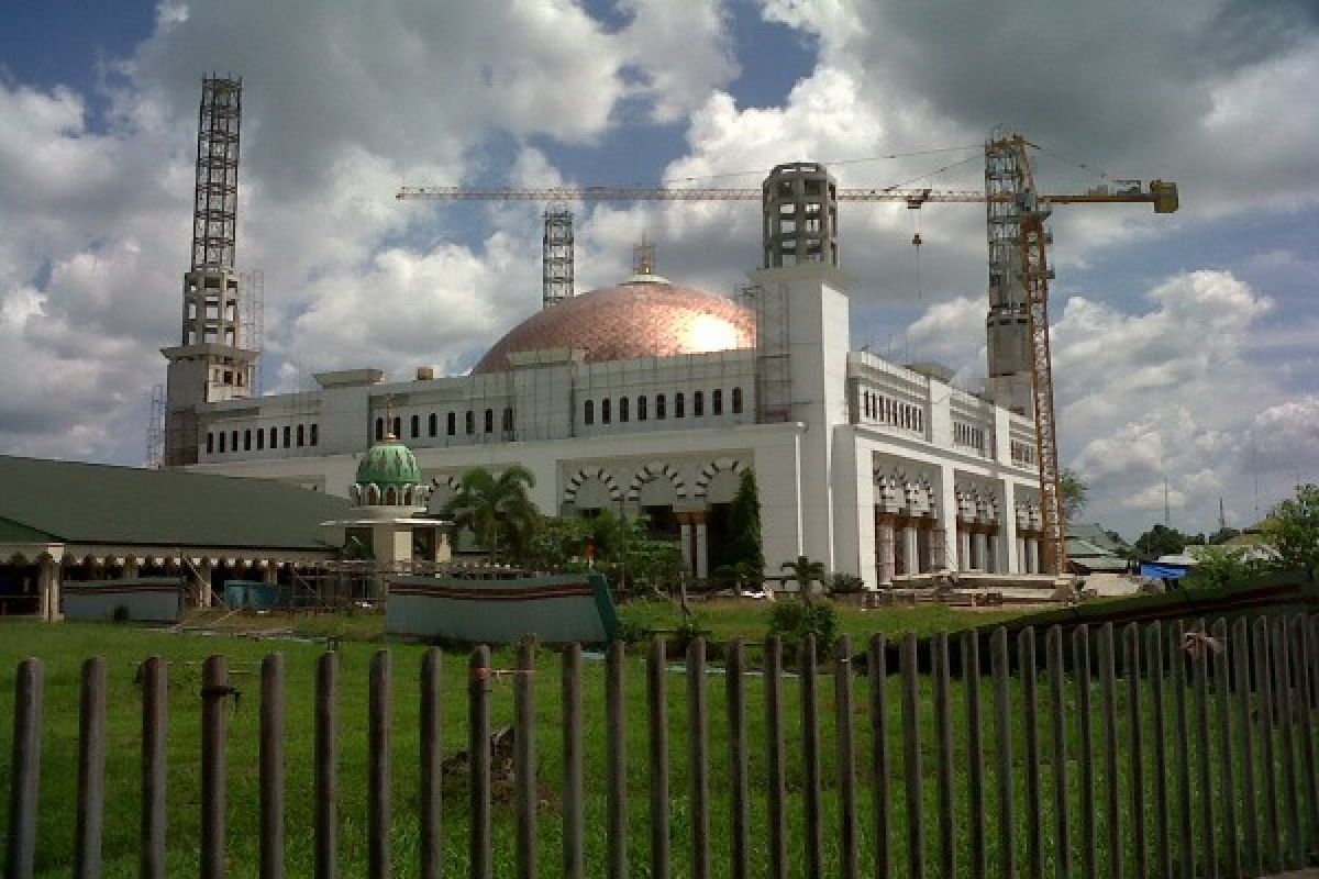 Pembangunan Masjid Agung Pontianak Capai 85 Persen