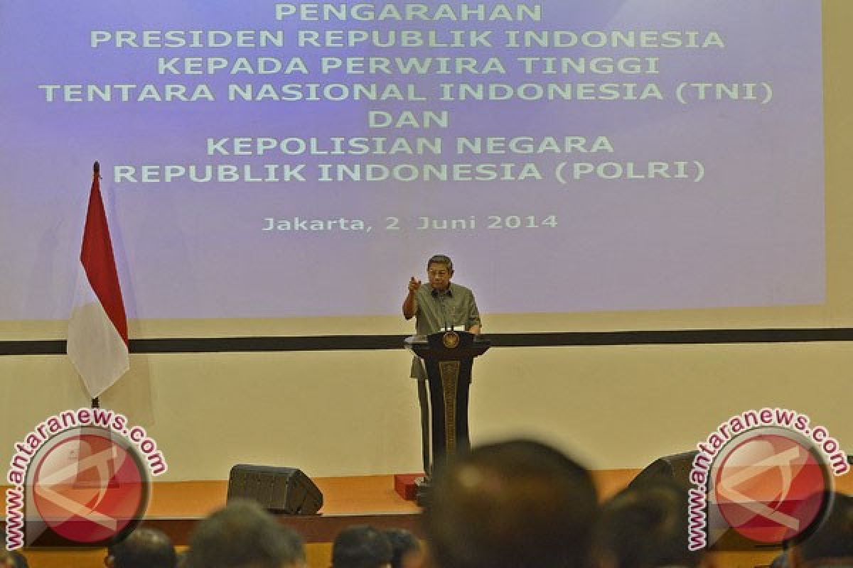 Presiden Ingatkan TNI-Polri Akan Benih Subordinasi