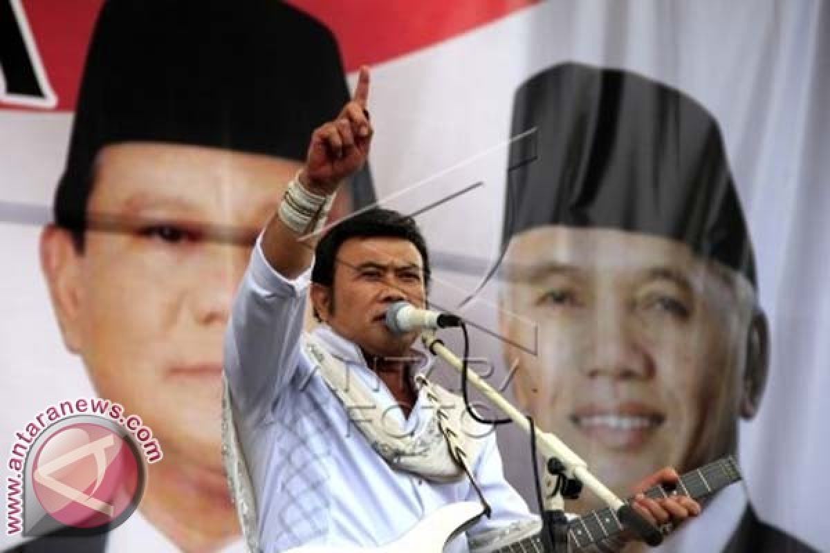 Pilpres - Prabowo Boyong Rhoma Dan Dhani ke Makassar 