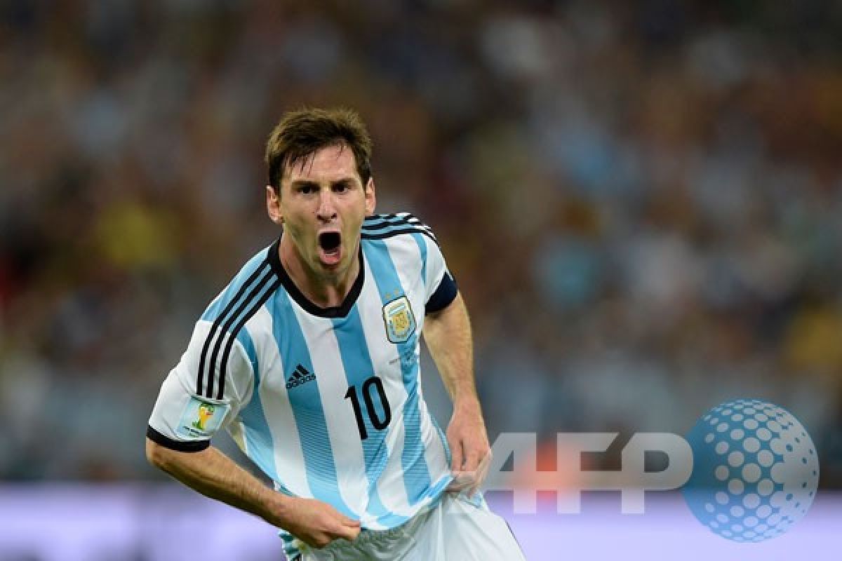 Lionel Messi menyamai rekor gol Argentina