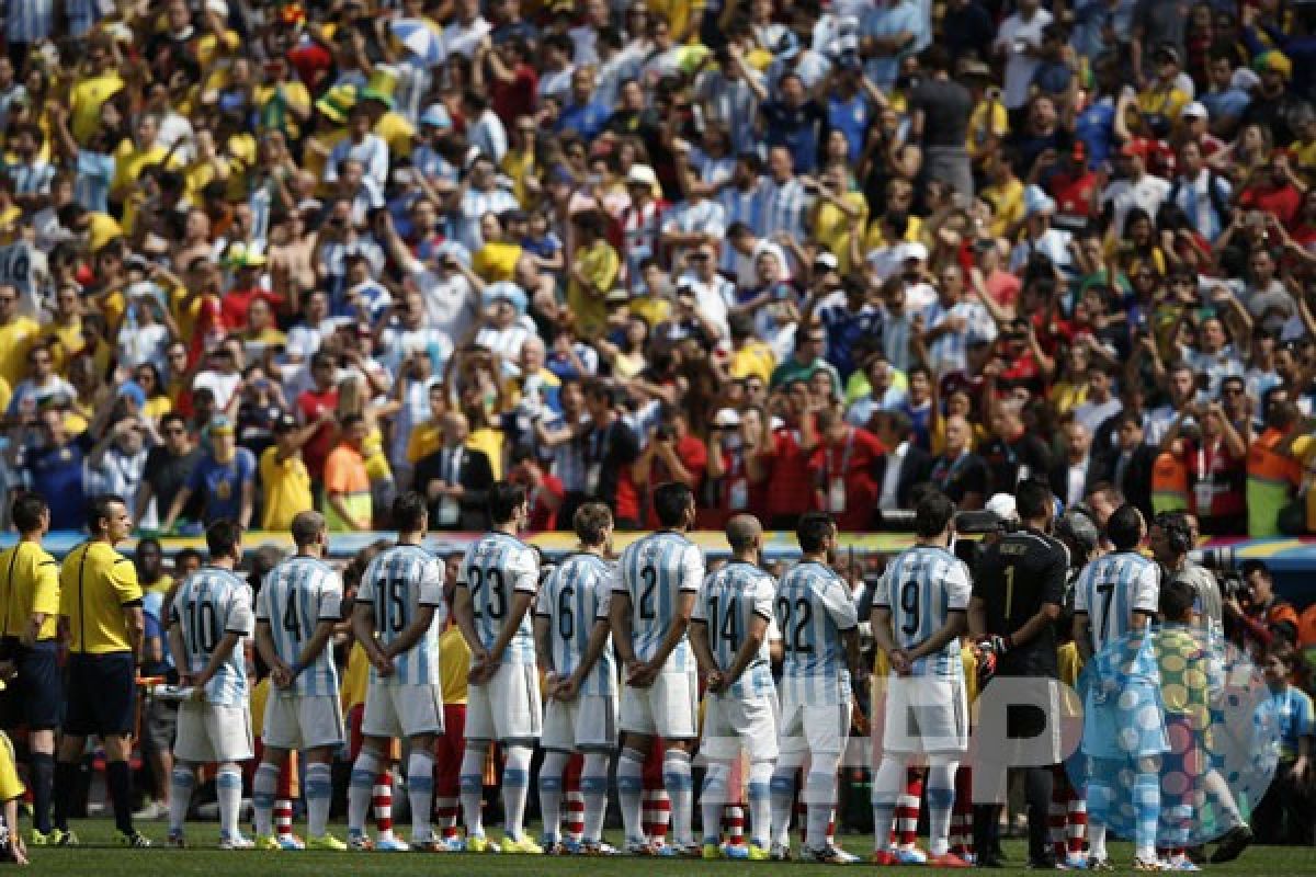 Susunan pemain Argentina vs Belgia