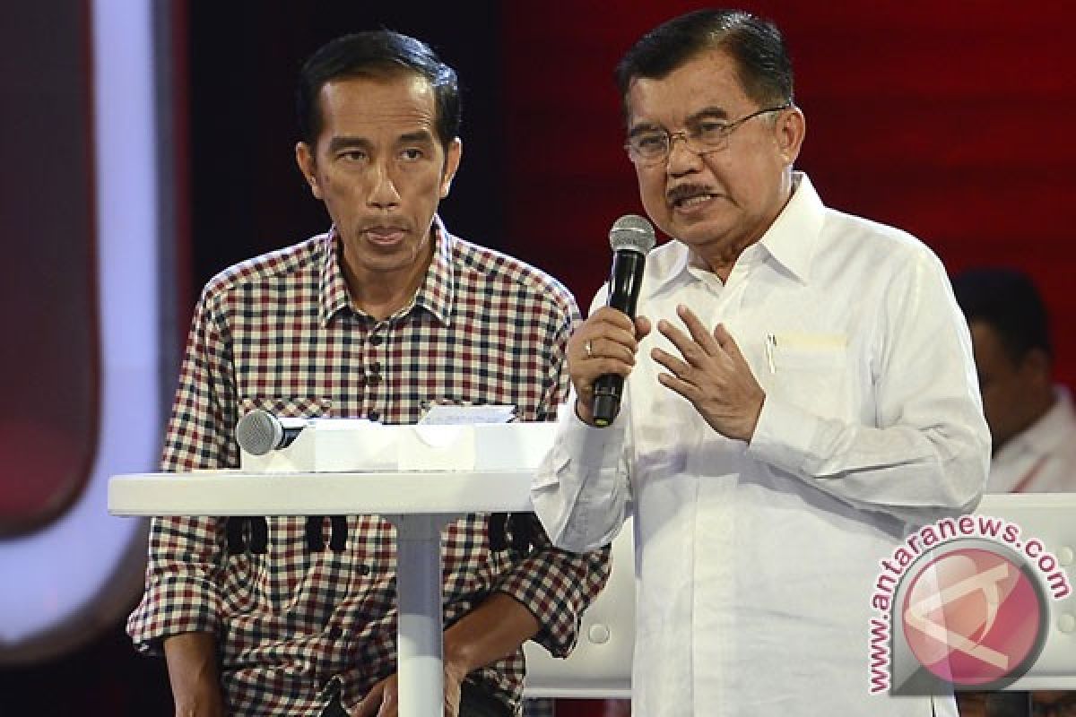 KPU tetapkan Jokowi-JK sebagai presiden-wapres terpilih