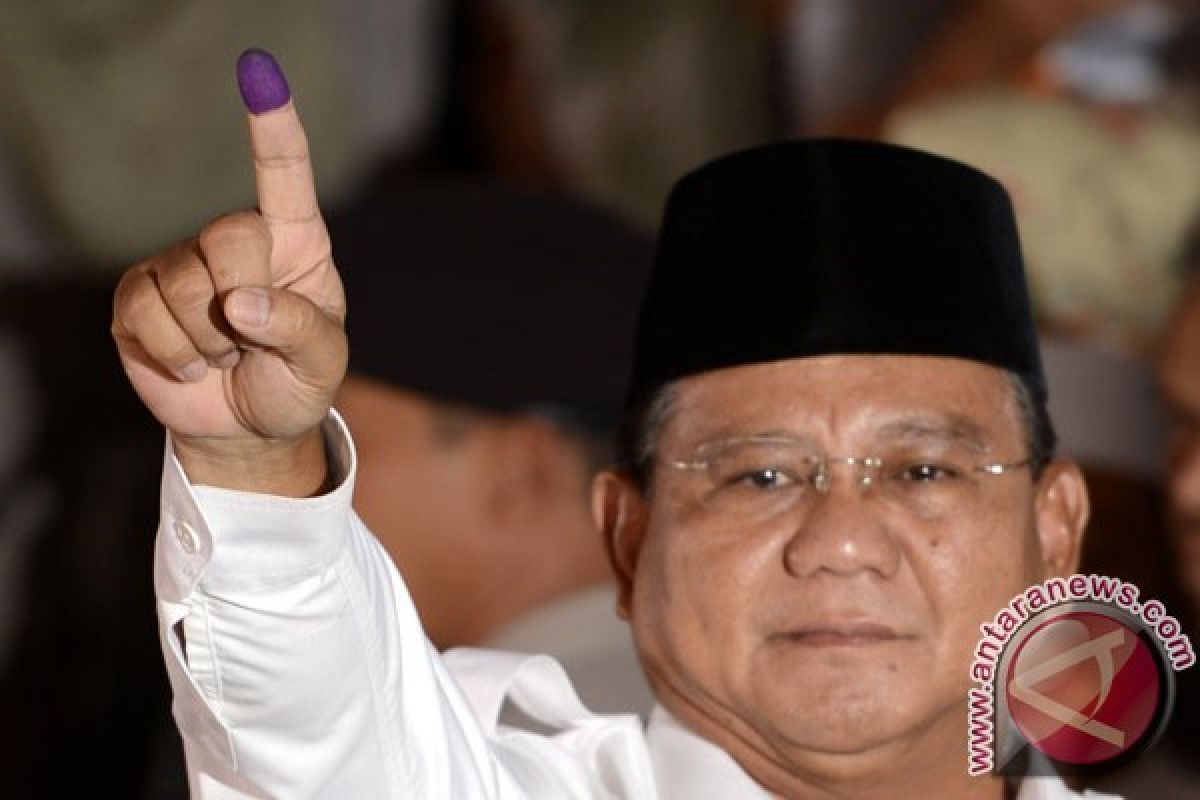 Prabowo rejects presidential election process