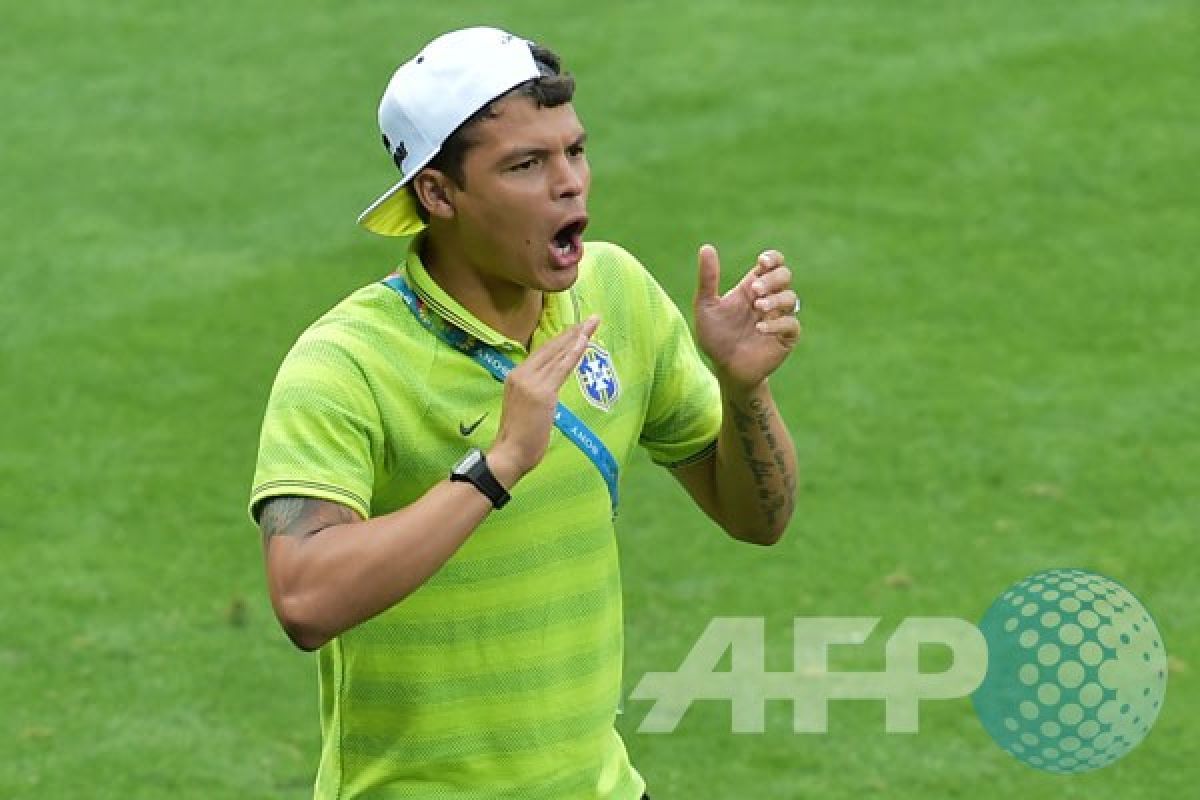 Brasil tanpa Thiago Silva di laga terakhir kualifikasi Piala Dunia