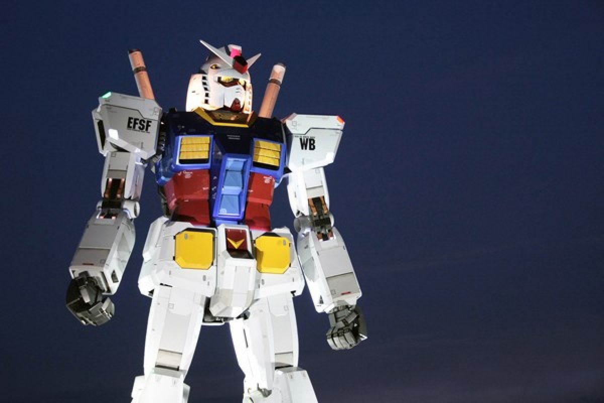 Gundam raksasa akan dipajang di Inagi, Tokyo