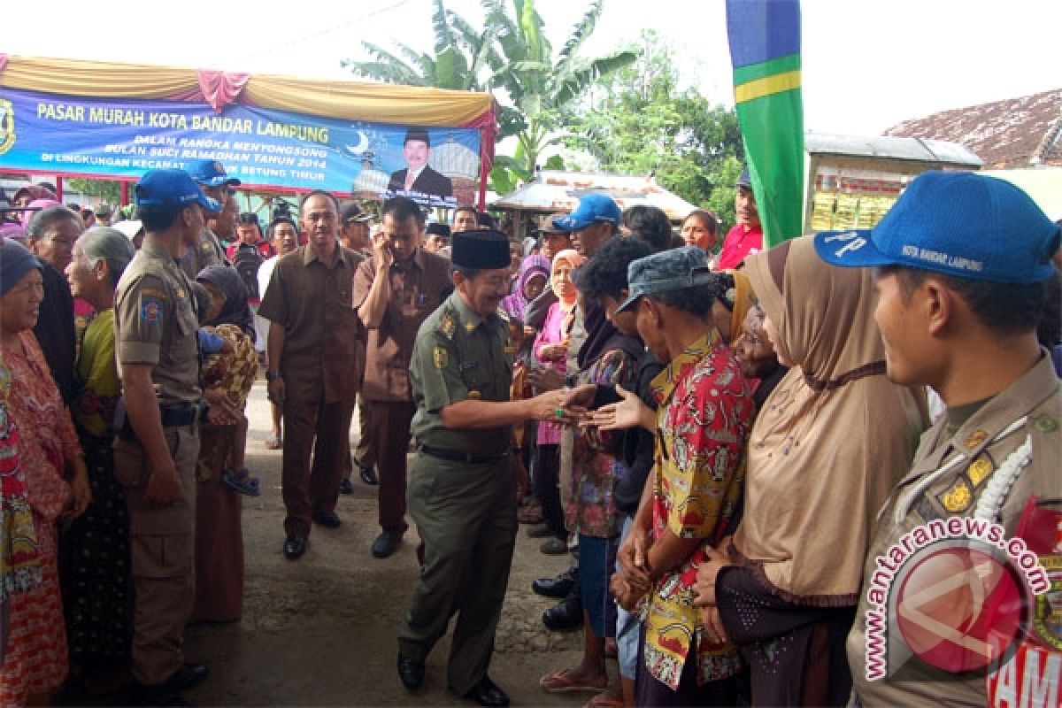 Wali Kota Bandarlampung: Pasar Murah Tekan Kenaikan Harga 