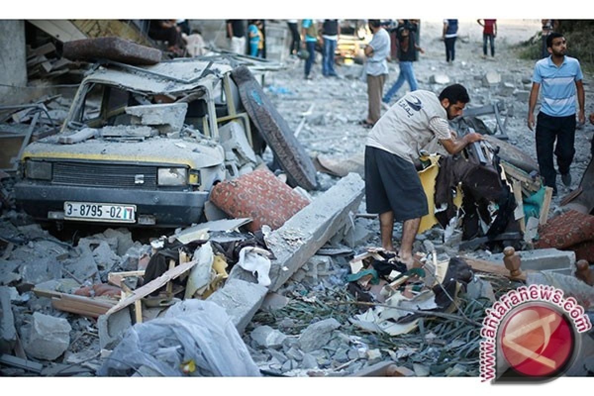 Pesawat tempur Israel serang Jalur Gaza