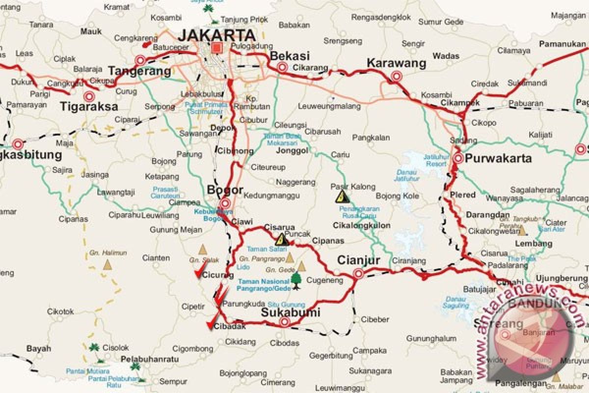 Empat kecamatan di Sukabumi diterjang bencana alam