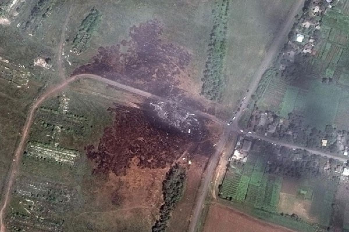 Sebagian puing MH17 tiba di Kharkov Ukraina