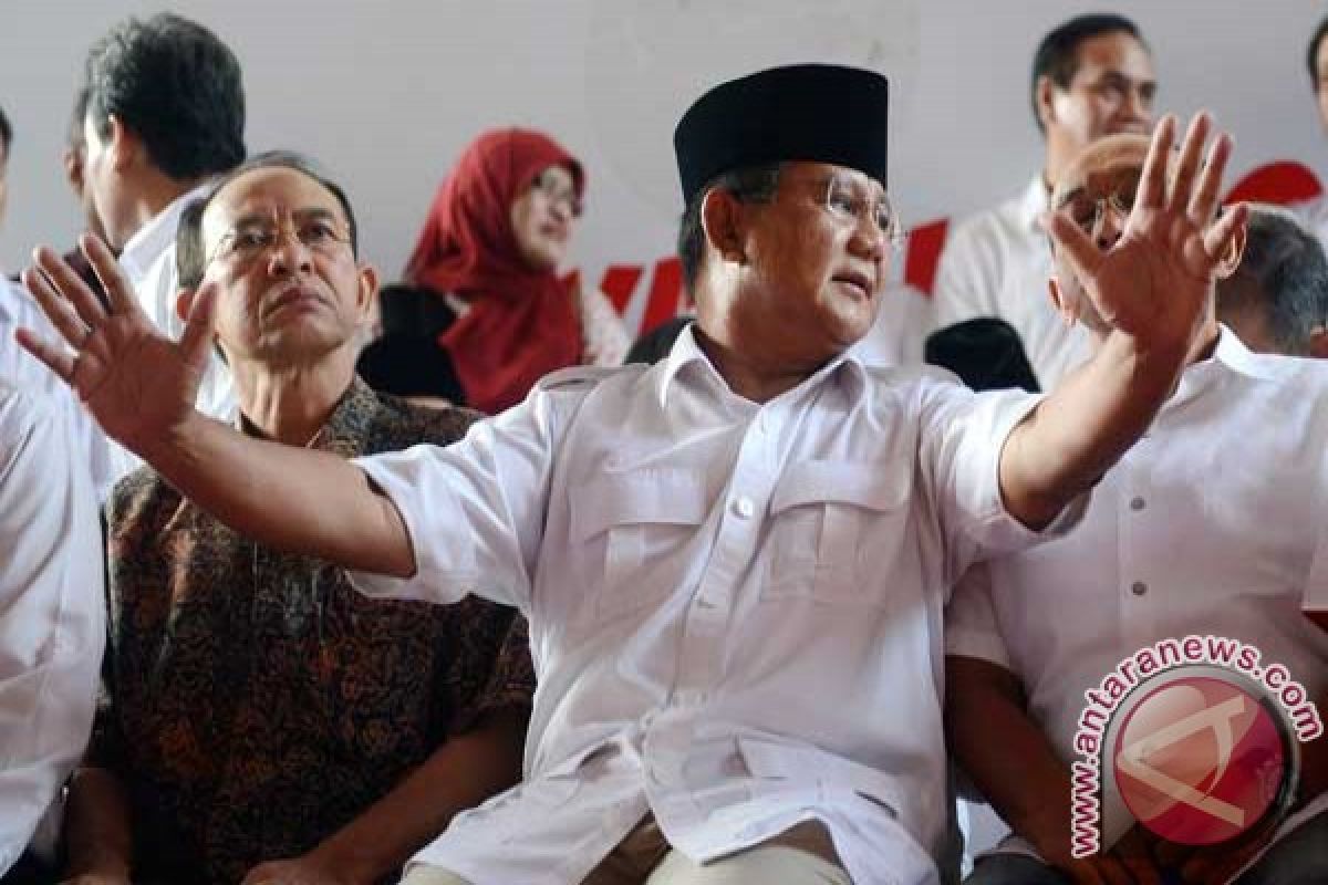 Prabowo-Hatta pantau pengumuman pilpres dari Rumah Polonia