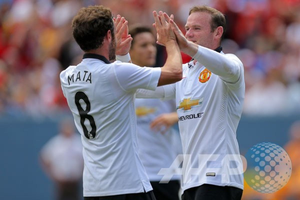 Van Gaal sanjung Rooney yang cetak dua gol