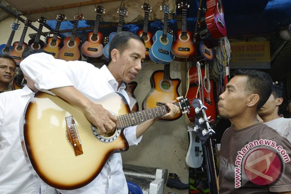 Disambangi Arkarna, Jokowi bahas industri musik Indonesia