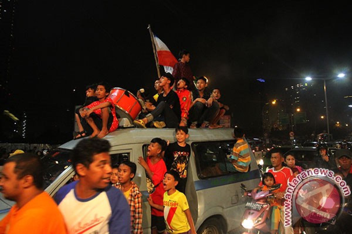 Jakarta police deployed 5,094 personnel to secure Lebaran night