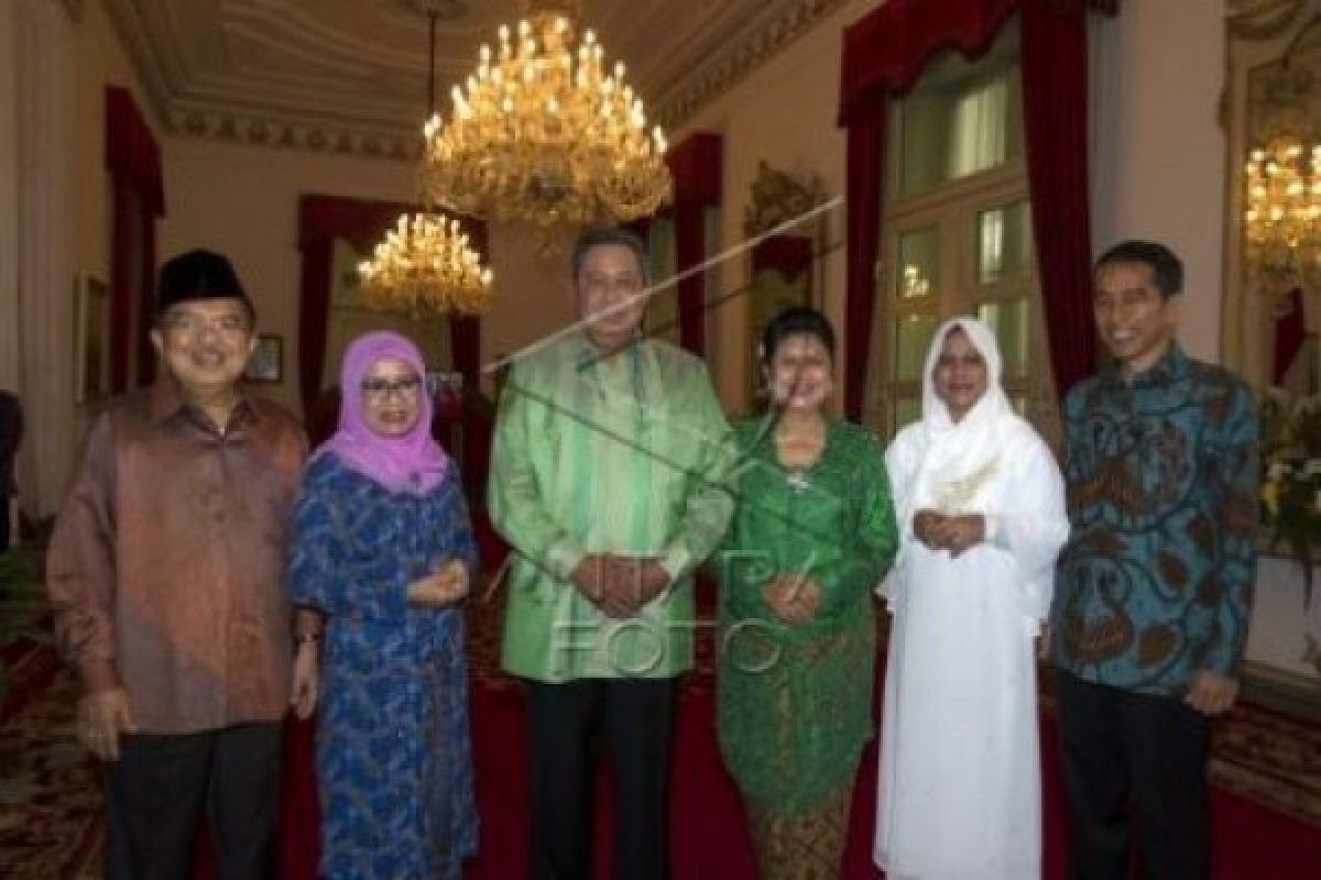 Jokowi-JK Hadiri 'Open House' Presiden, Tidak Ada Pesan Khusus