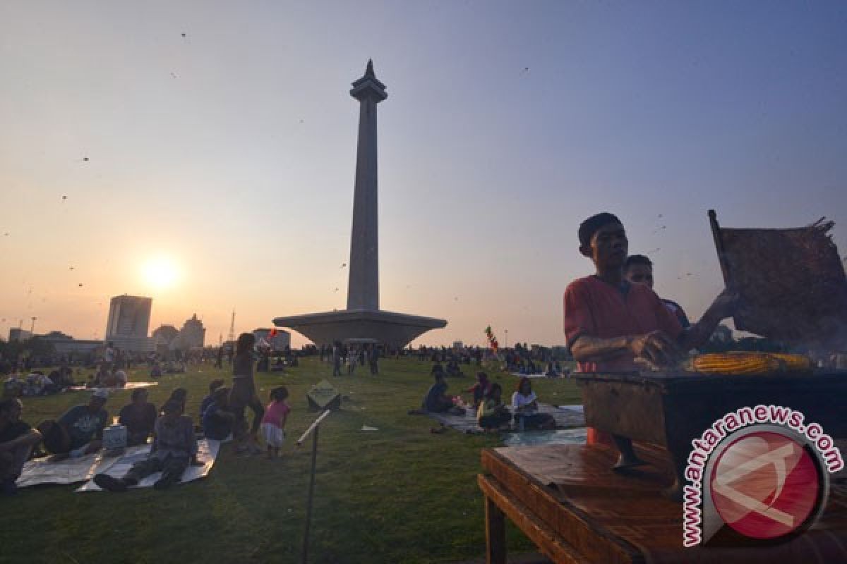 Monas masih jadi primadona liburan Lebaran