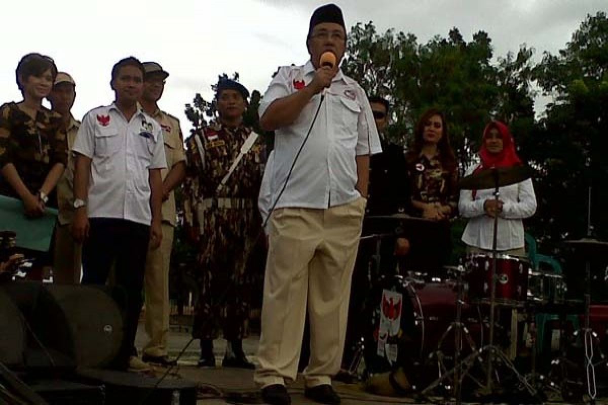 Apel Siaga Relawan Akhiri Kampanye Prabowo-Hatta Sultra