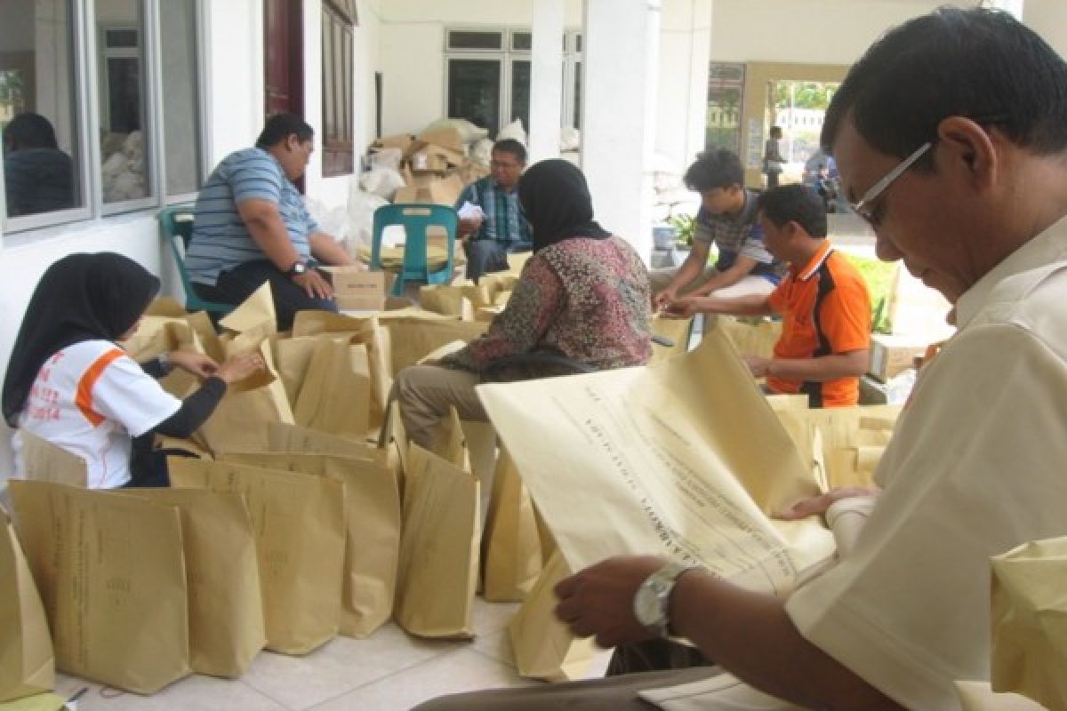 Kemas Logistik Pilpres di Simalungun