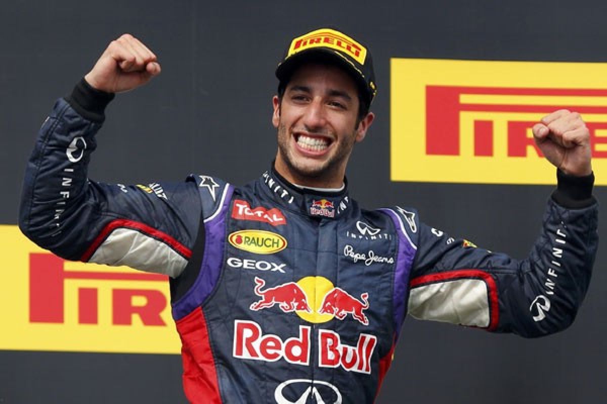 Ricciardo menangi Grand Prix Belgia