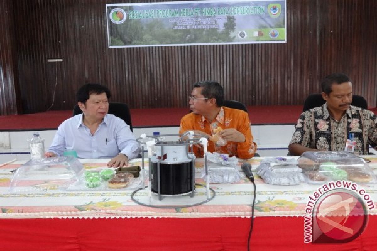 Sosialisasi Program Restorasi Ekosistem PT Rimba Raya Conservation di Kabupaten Seruyan