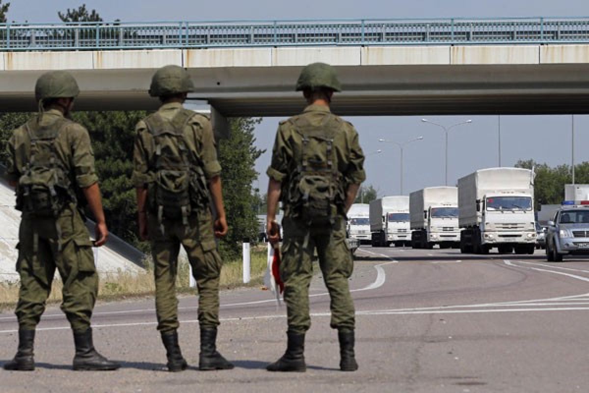 Konvoi Rusia sampaikan bantuan ke Ukraina