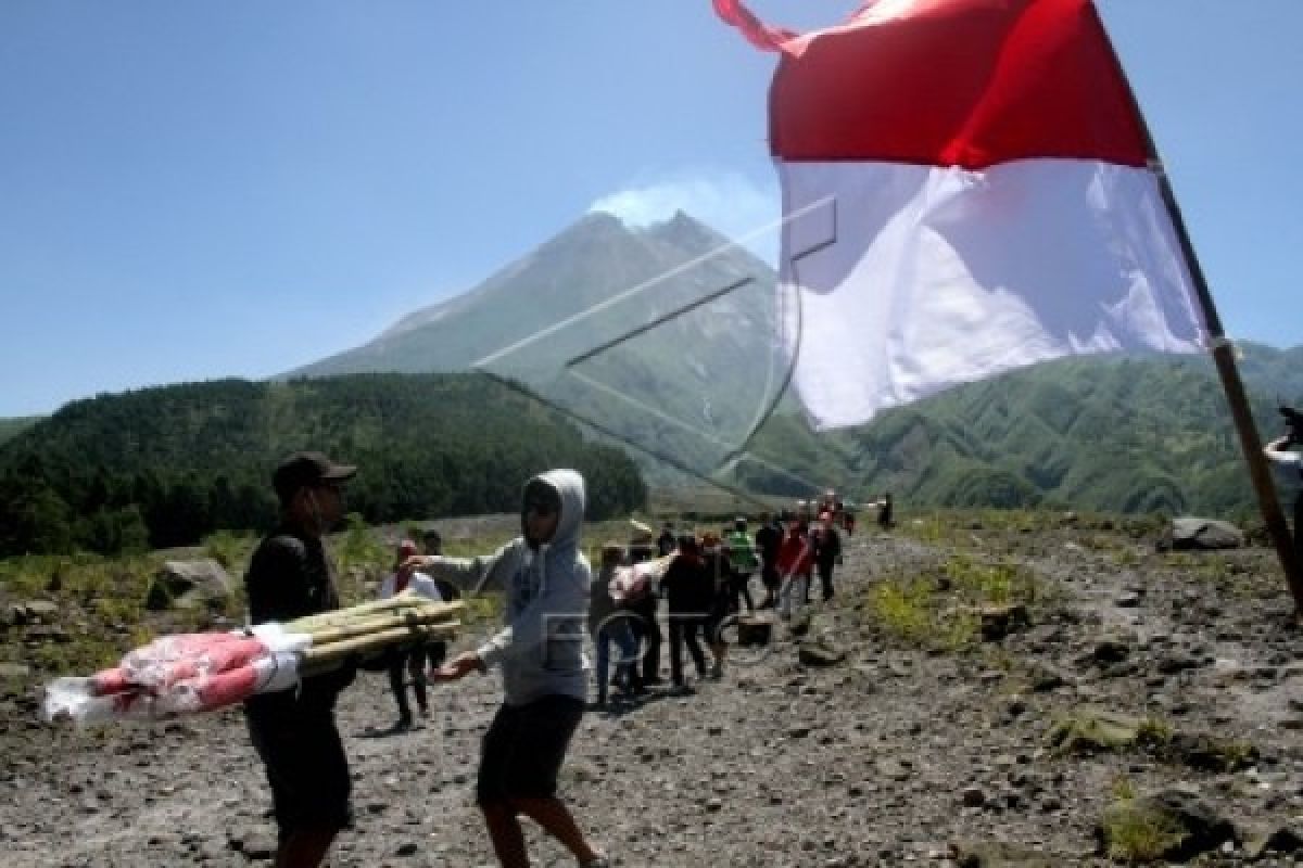 Jalur Evakuasi Erupsi Merapi di Cangkringan Rusak Parah