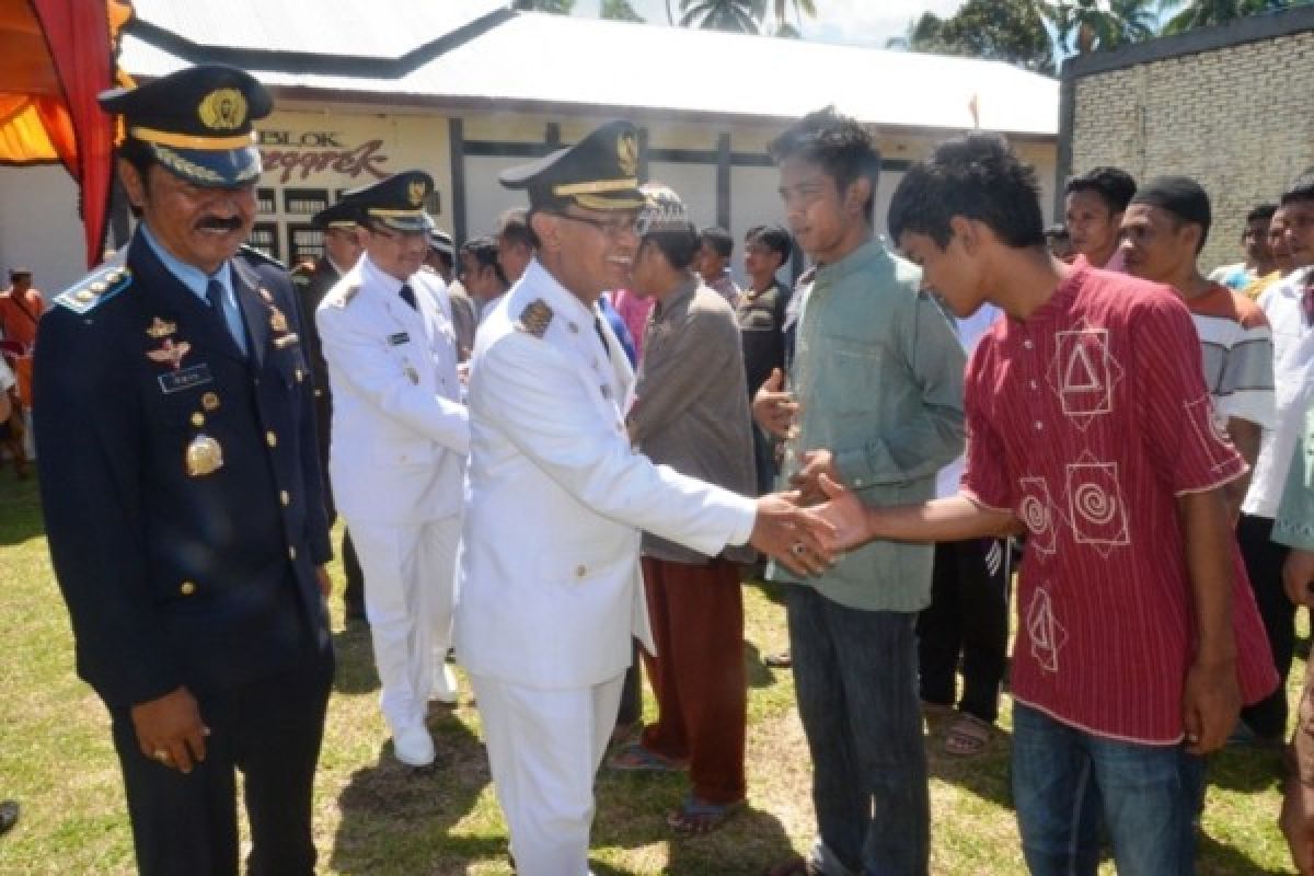 117 Napi Lapas Lubukbasung Dapat Remisi Kemerdekaan, Tiga Orang Langsung Bebas