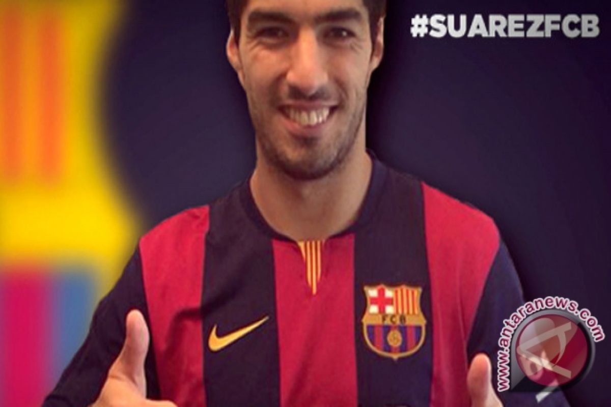 Suarez Lakukan Debut Untuk Barcelona