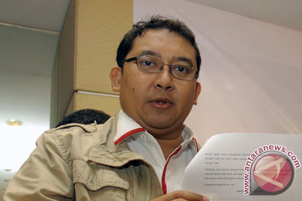 Fadli Zon: penyusunan kabinet tak perlu tergesa-gesa