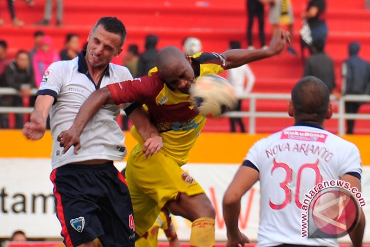 Pelita Bandung kalahkan Sriwijaya FC 2-1