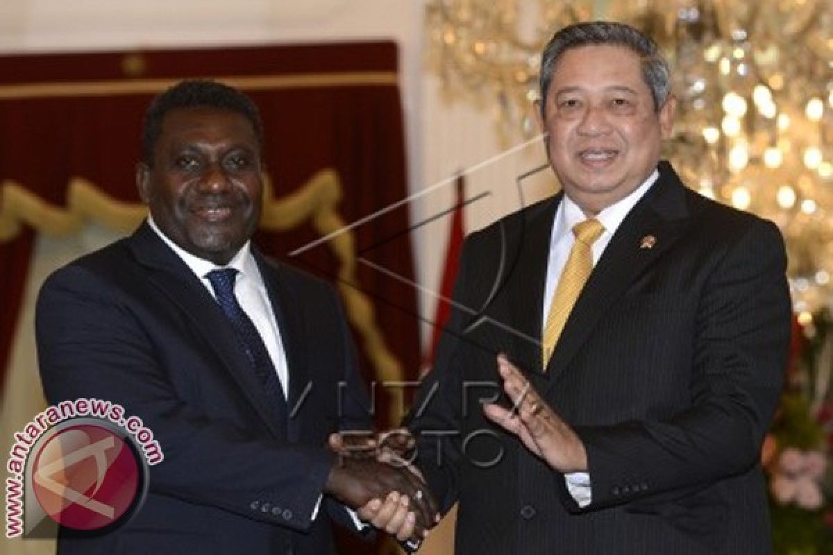 Presiden Terima Kunjungan PM Kepulauan Solomon
