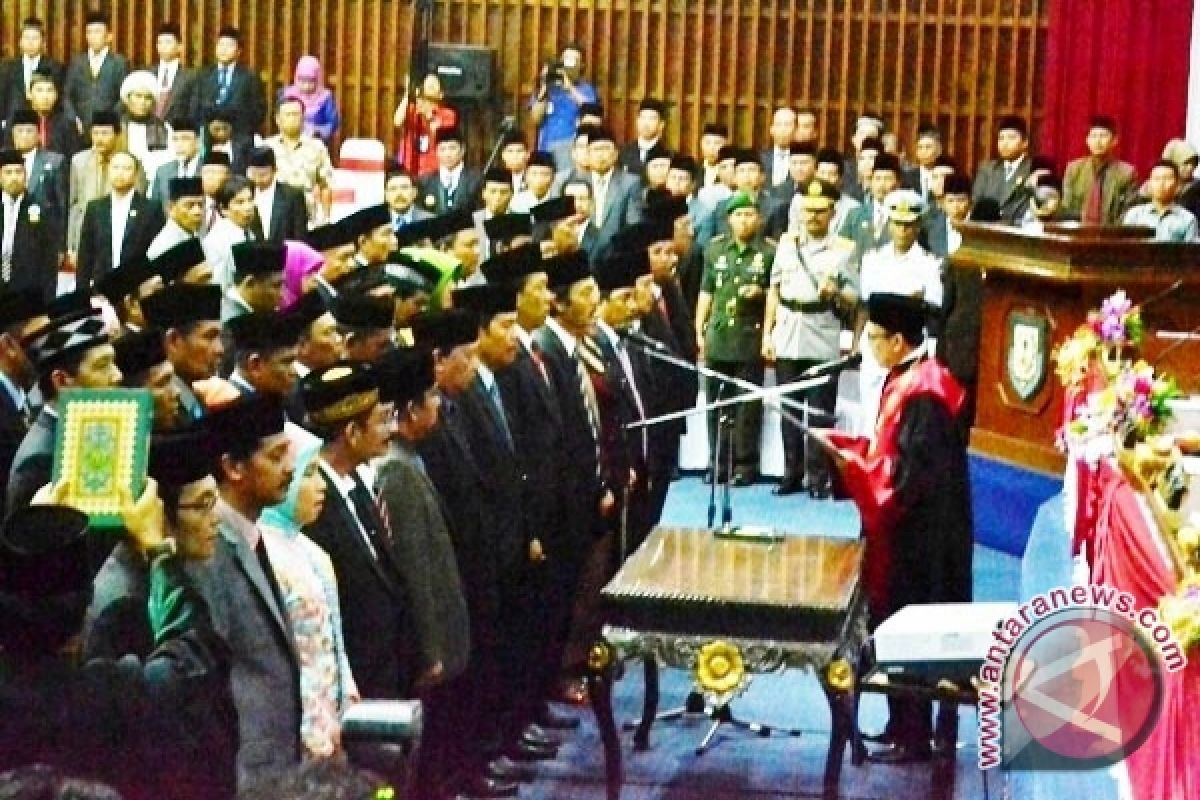 DPRD Bengkulu gelar pelantikan anggota legislatif terpilih