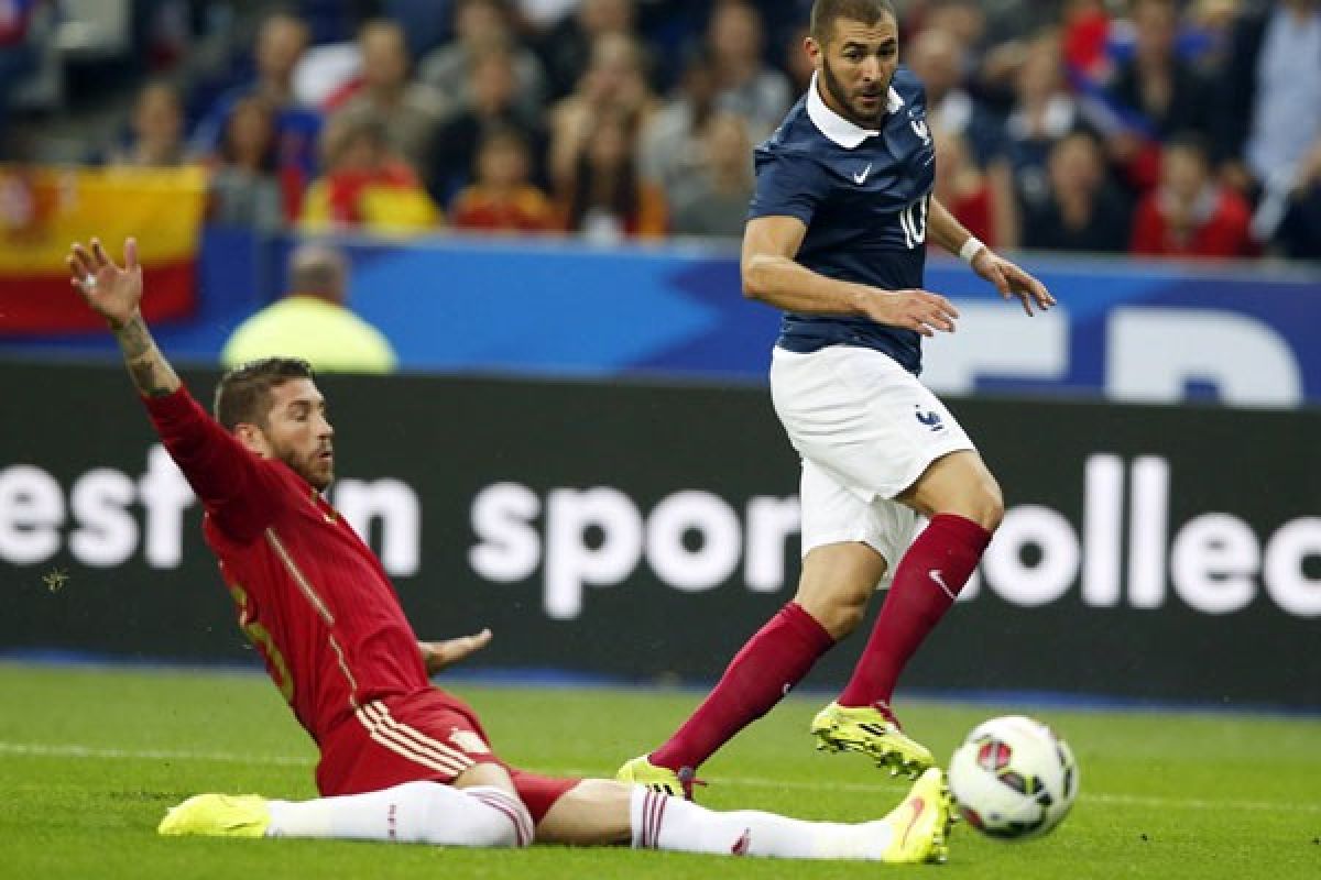 Laga persahabatan Perancis vs Spanyol berakhir 1-0