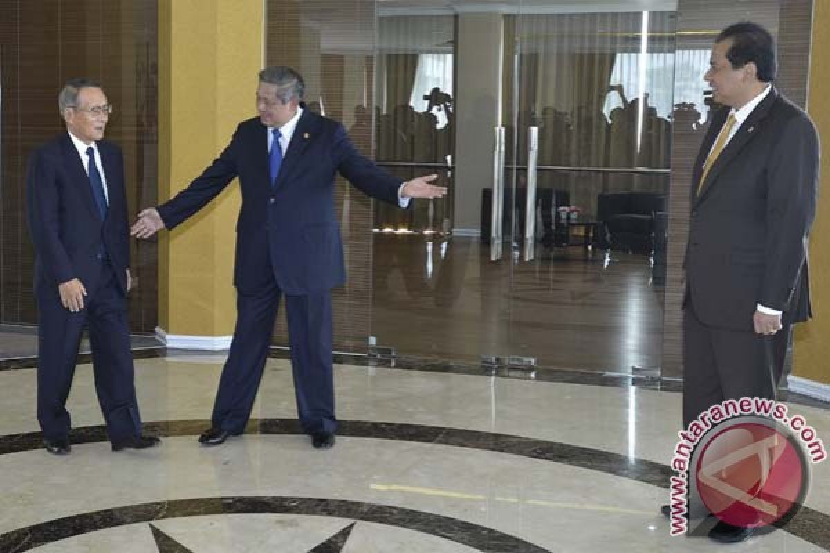 Presiden SBY terima petinggi Mitsubishi