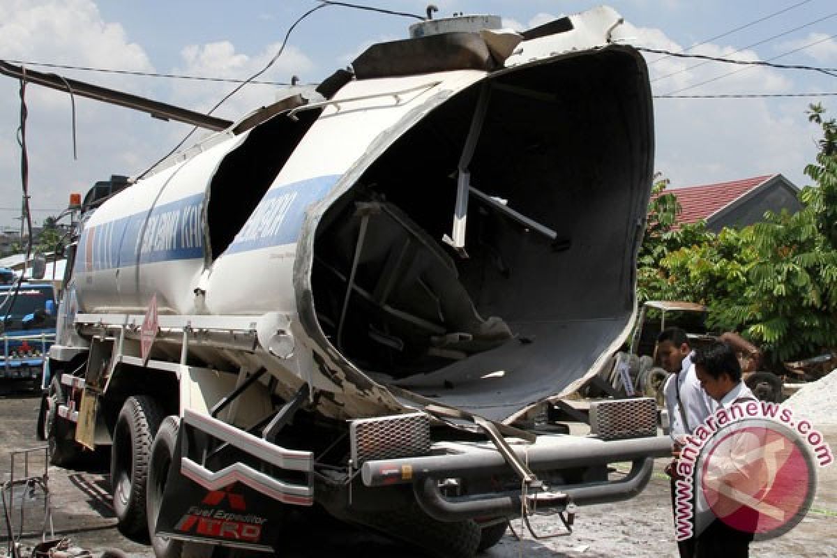 Polisi amankan pemilik bengkel menyusul ledakan mobil