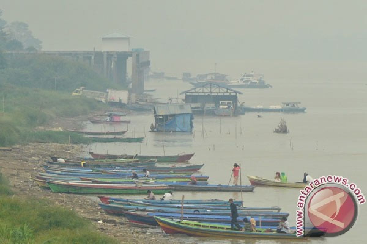 Kabut asap mulai menipis di Jambi