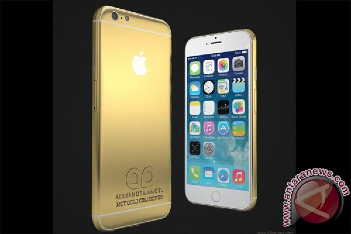 iPhone 6 berlapis emas sudah tersedia