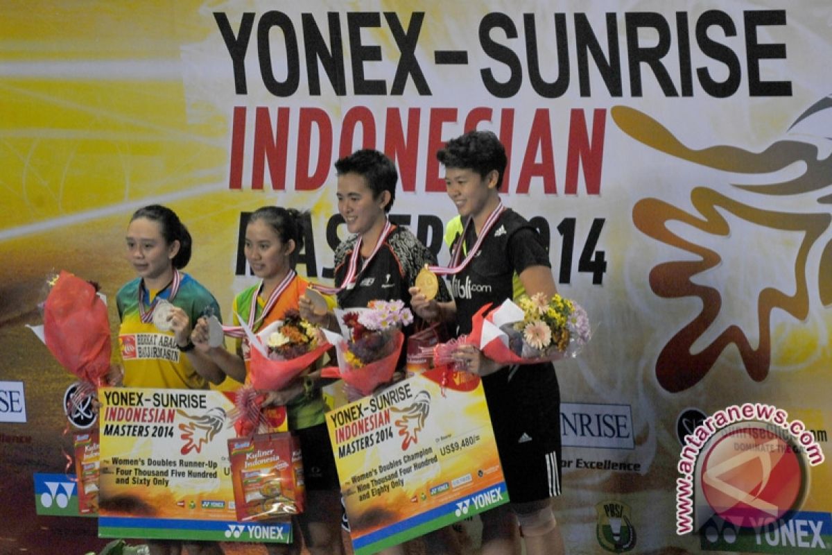 Ganda putri juara Yonex-Sunrise Masters 2014
