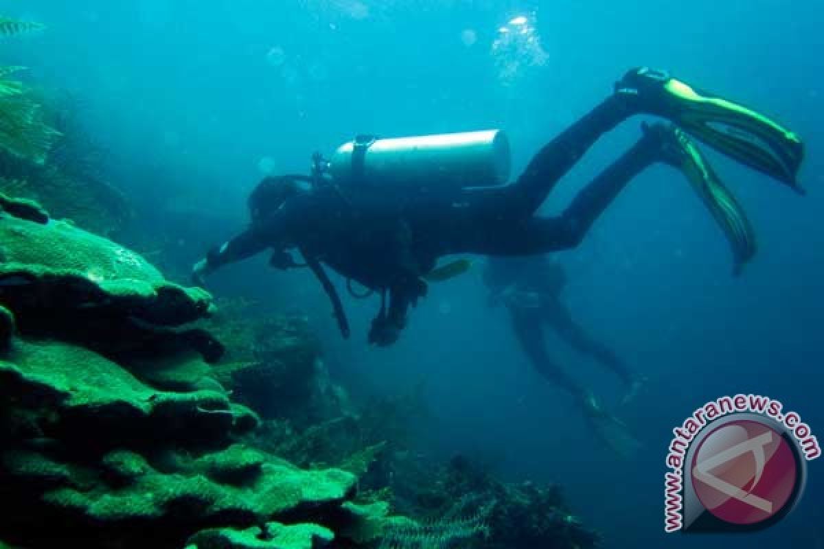 Foto biota laut dipamerkan ke tim CCRES