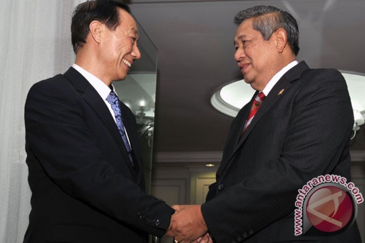 Yudhoyono receives Chinese People`s Consultative Conference Vice Chairman