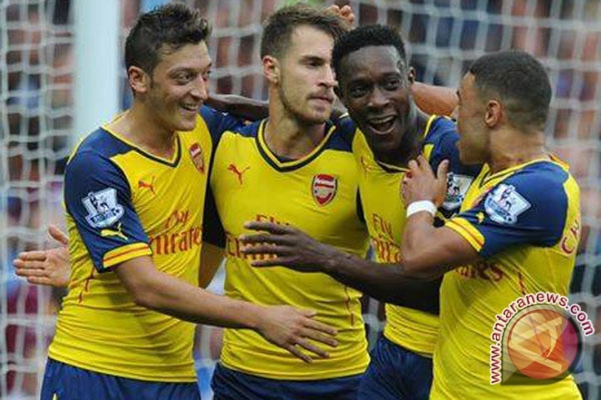 Arsenal menang 3-0 atas Villa