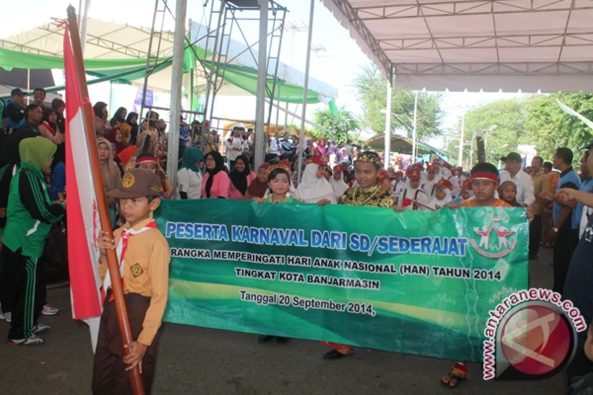 Banjarmasin Gelar Karnaval  Kreatifitas Pelajar 