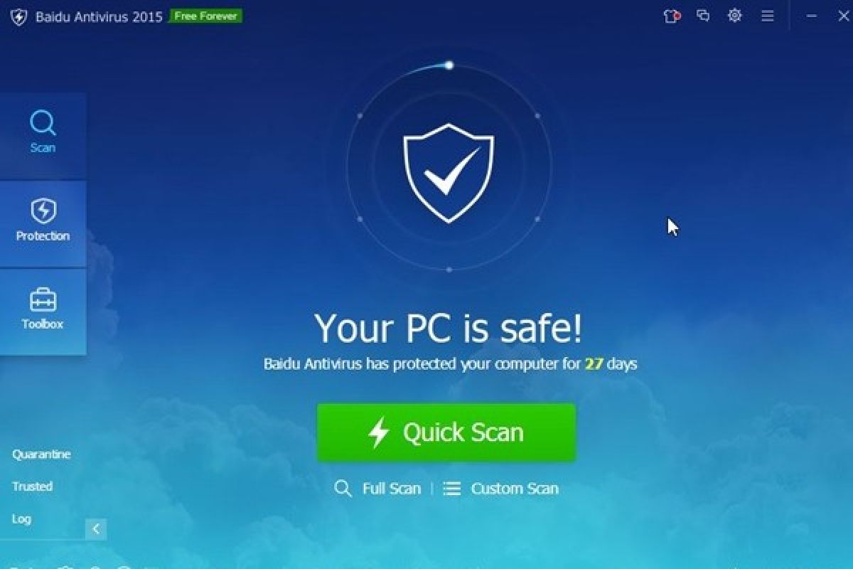 Baidu antivirus versi 5.0 gratis unduh