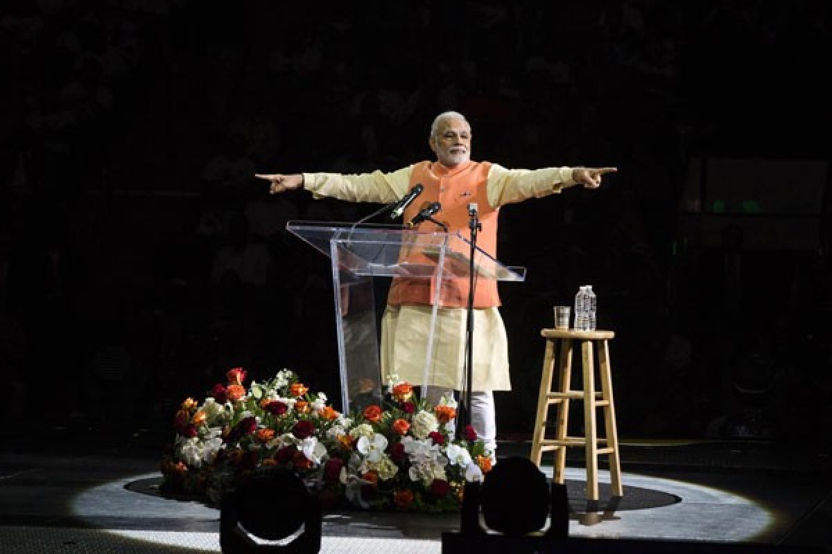 PM India disambut laiknya bintang "rock" di AS