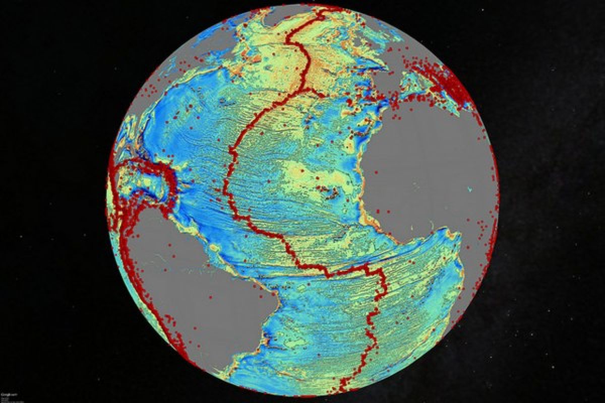 Kedalaman Bumi terungkap dalam peta dasar laut baru