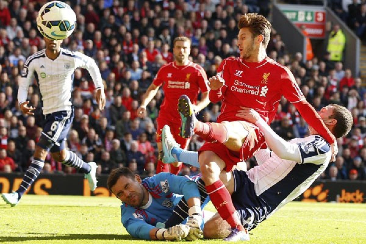 Liverpool ungguli West Brom 2-1